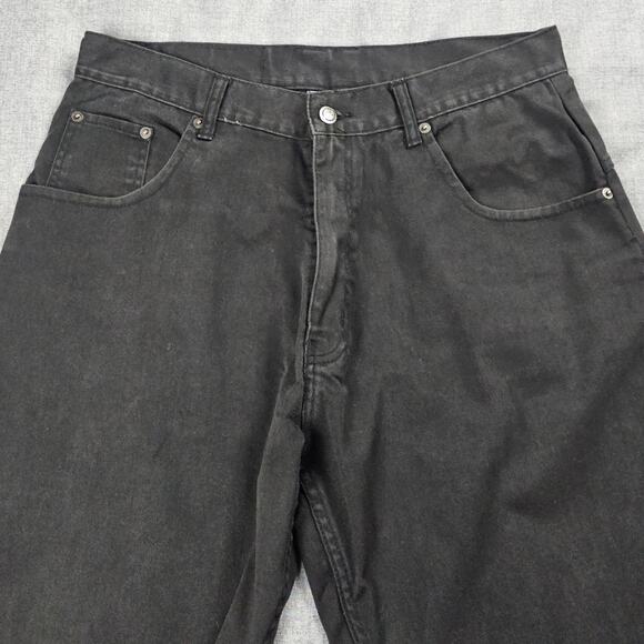 Vintage Joker Jeans Mens 34 x  29  Black Straight Leg Casual Denim Y2K 90s - Picture 3 of 16